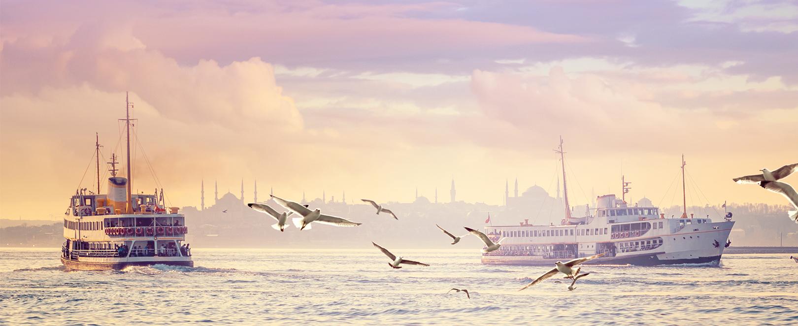 bateau sur le bosphore