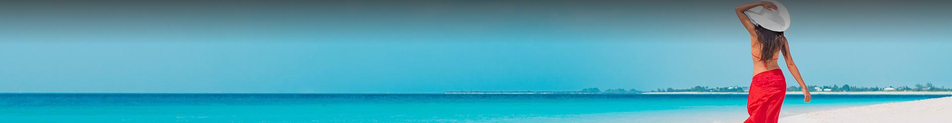 Femme de dos sur la plage