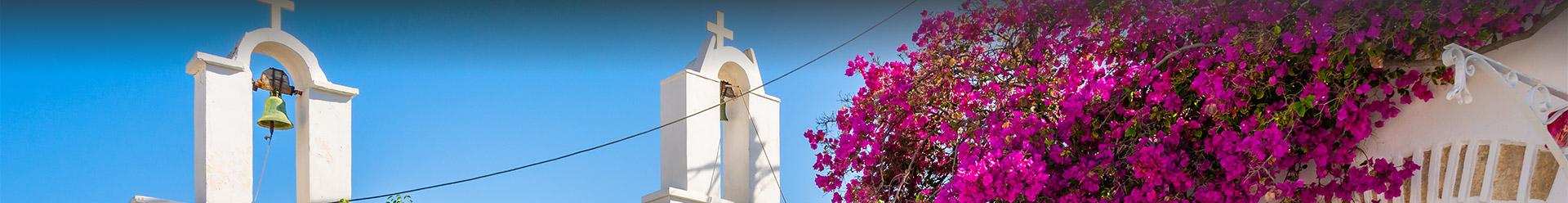 clocher d'église en grèce