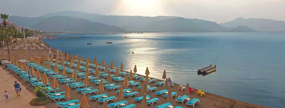 vue d'ensemble plage 