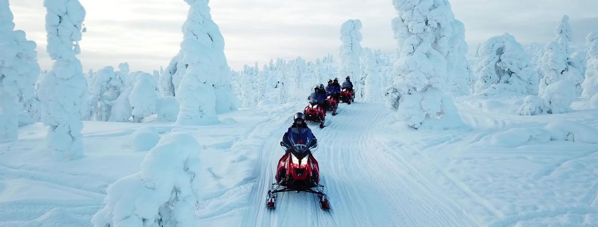 groupe sur motoneige