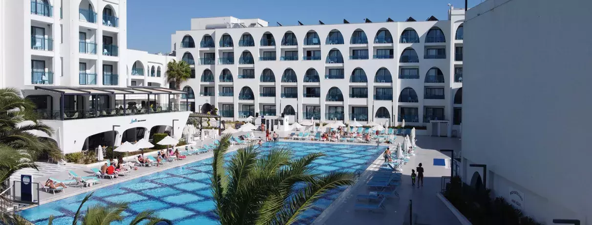 vue d'ensemble hôtel