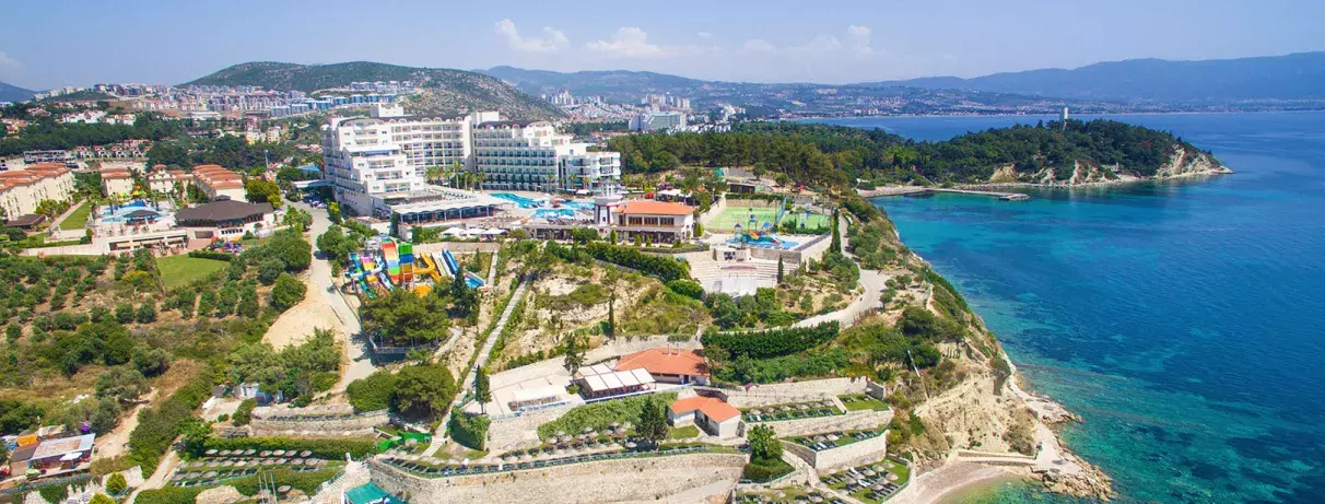 vue d'ensemble hôtel