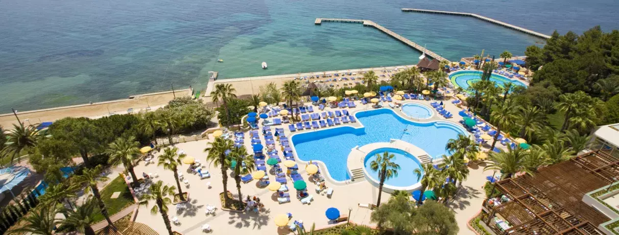 vue d'ensemble hôtel