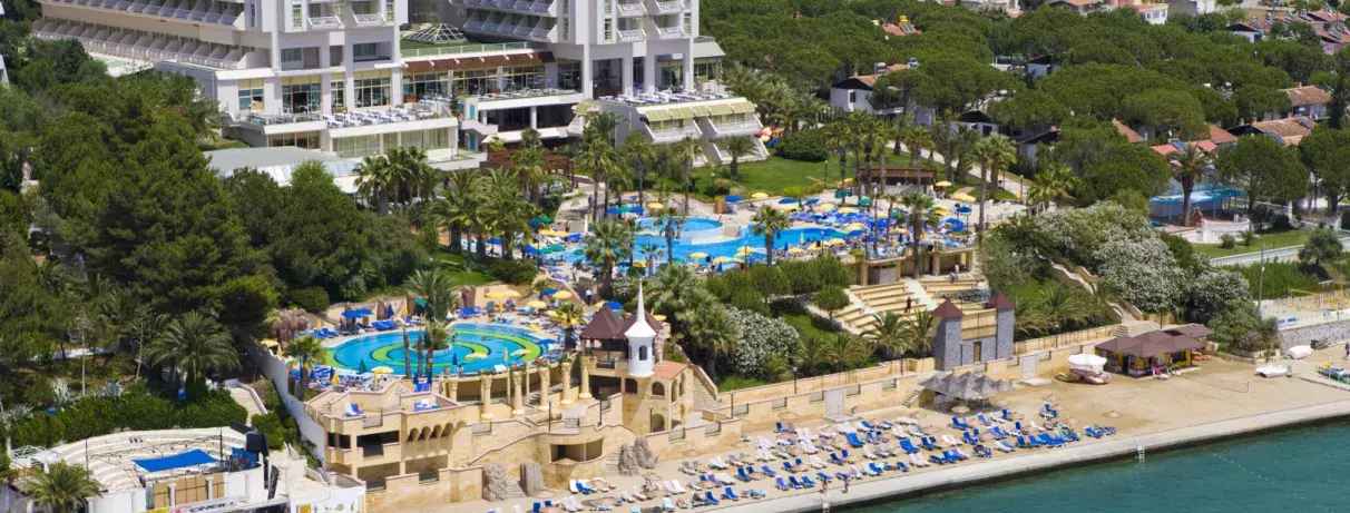 vue d'ensemble hôtel