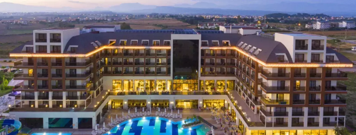 vue d'ensemble hôtel de nuit