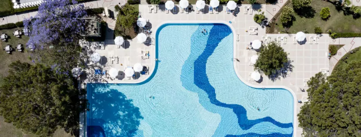 vue d'ensemble piscine