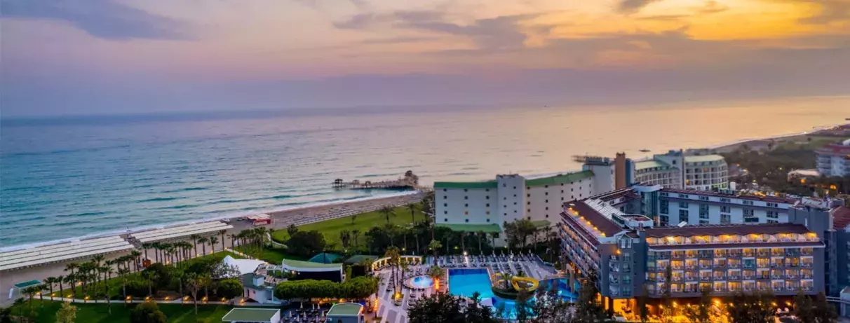 vue d'ensemble hôtel