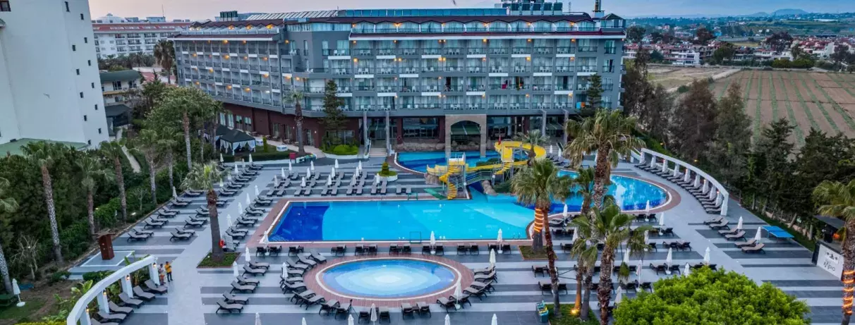 vue d'ensemble hôtel