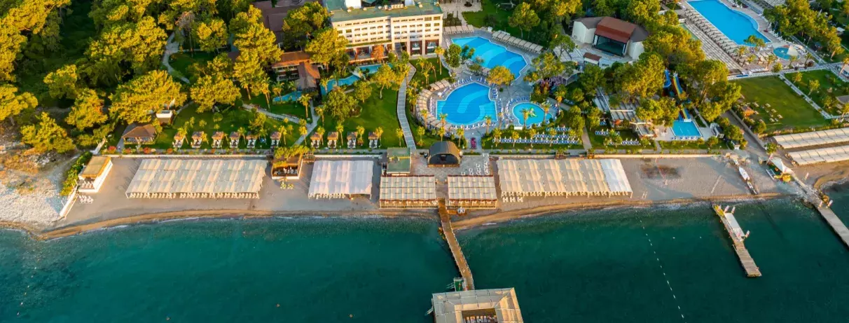 vue d'ensemble hôtel