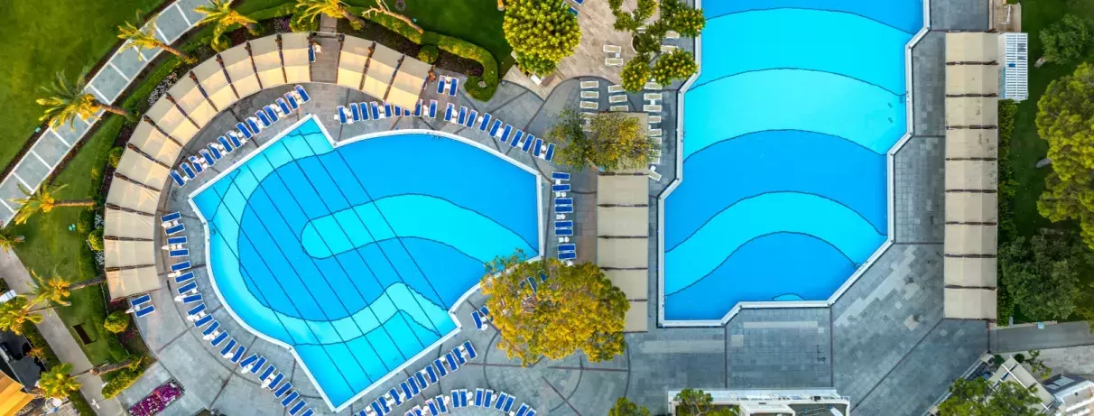 vue d'ensemble piscine 