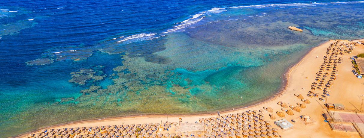 plage vue de haut