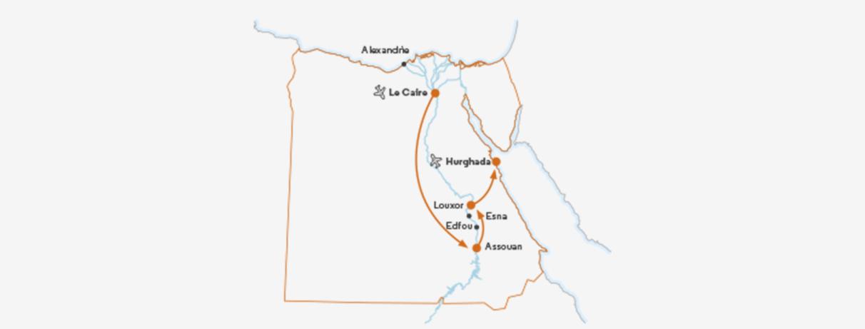 carte itinéraire