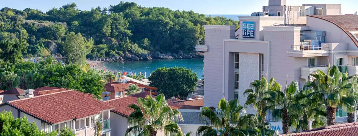 vue d'ensemble hôtel