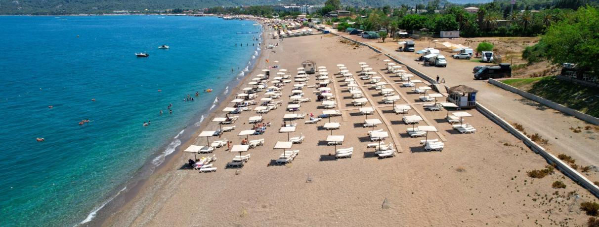 vue d'ensemble plage