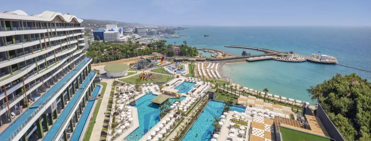 vue d'ensemble hôtel 