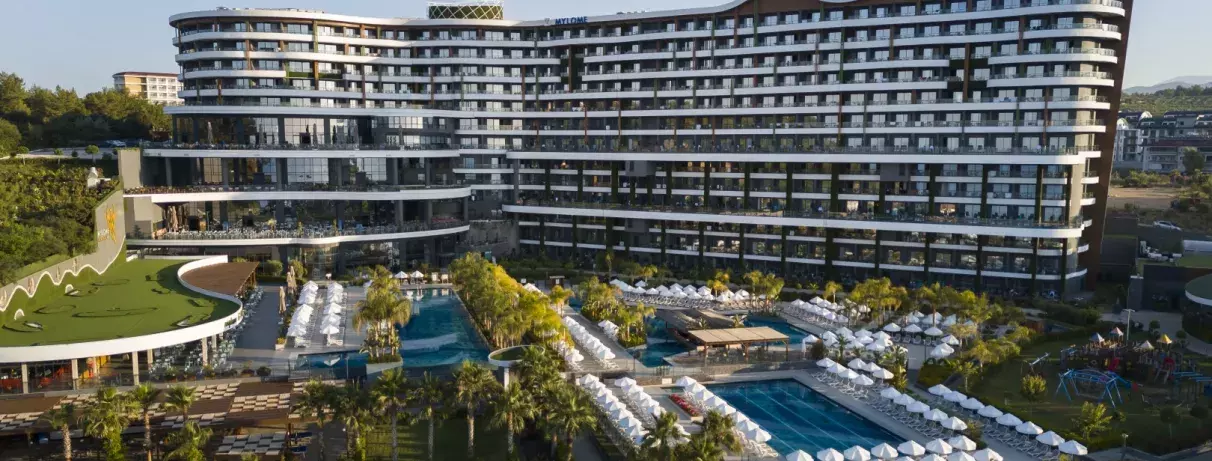 vue d'ensemble hôtel 