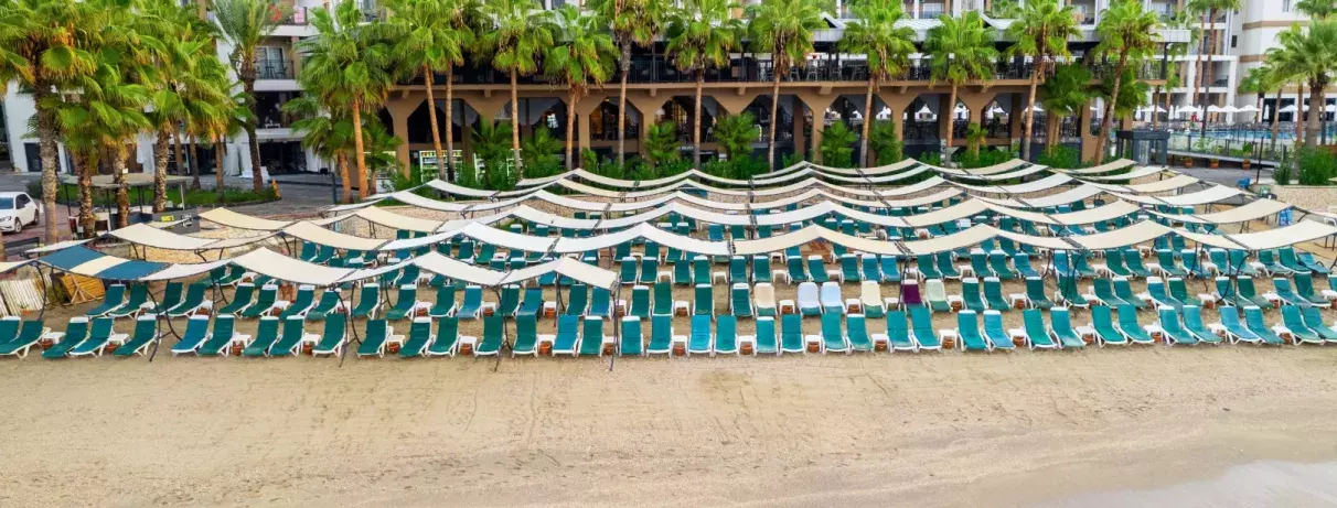 vue d'ensemble plage 