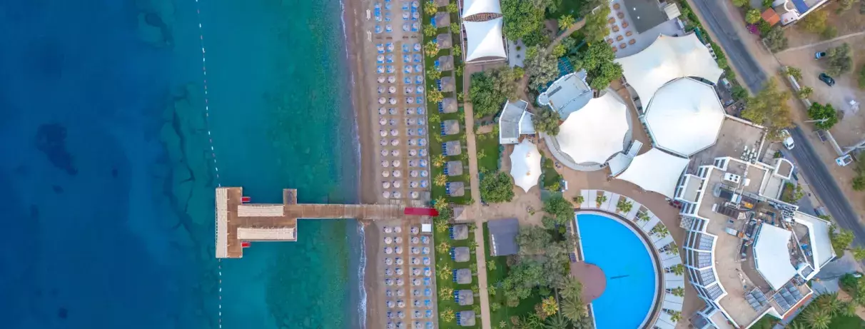 vue d'ensemble hôtel