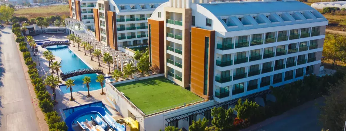 vue d'ensemble hotel