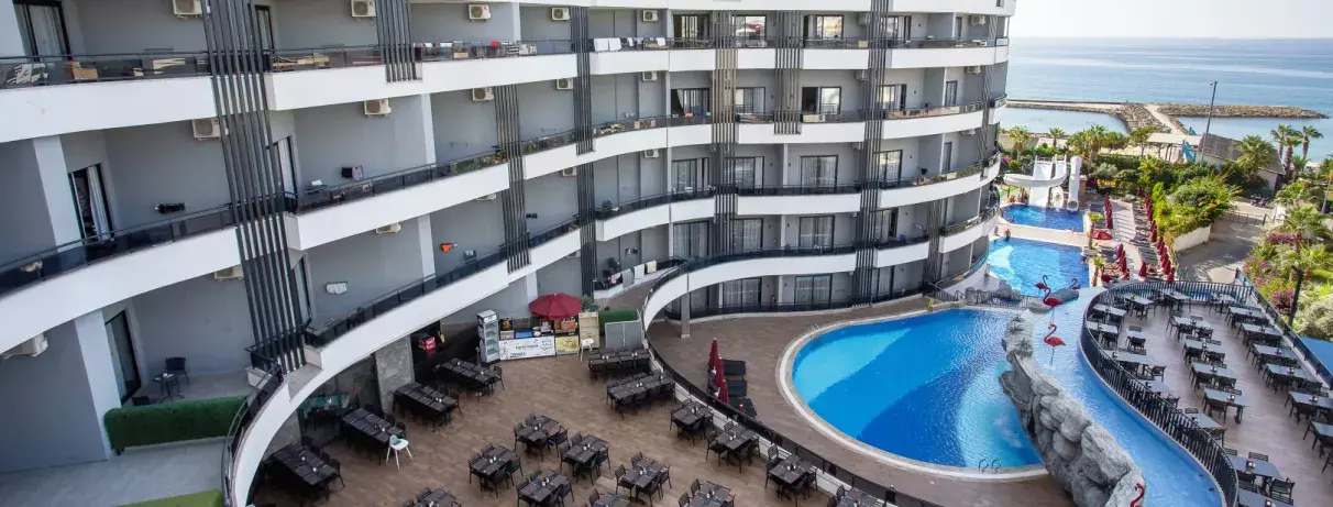 vue d'ensemble hôtel