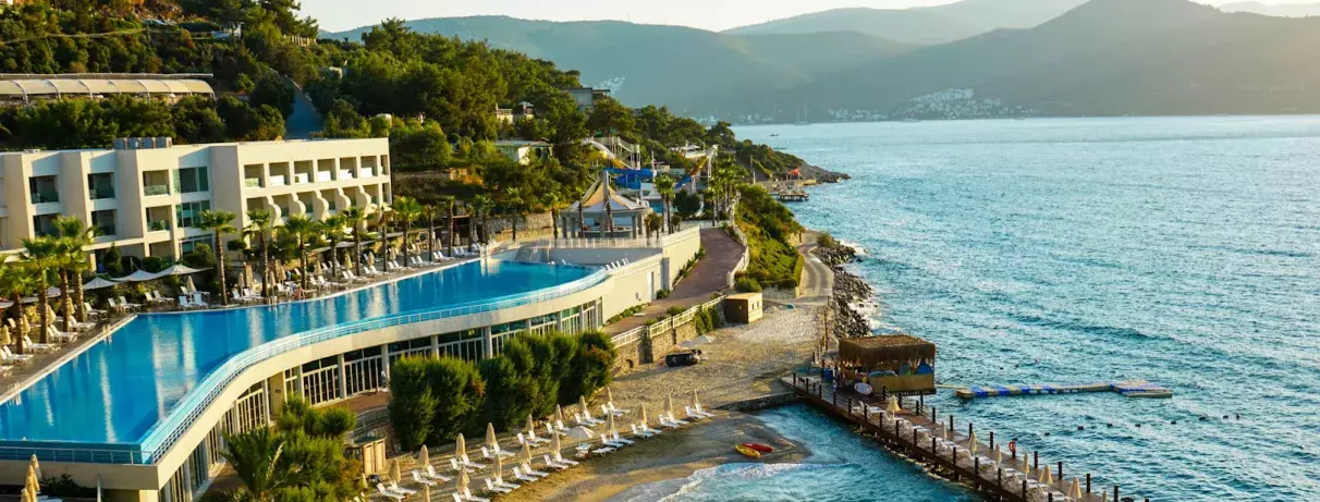 vue d'ensemble hôtel