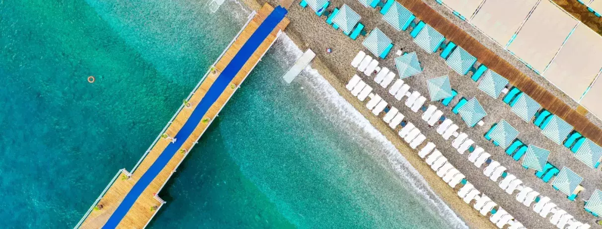 vue d'ensemble plage 