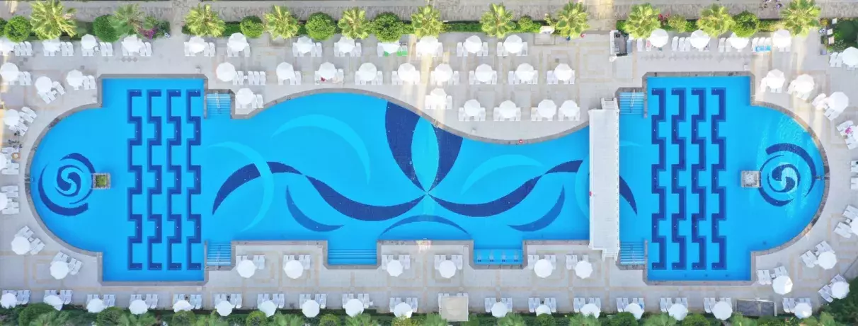 vue d'ensemble piscine 