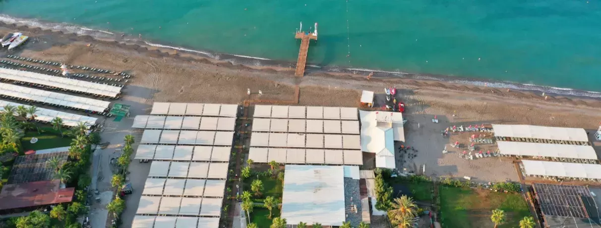 vue d'ensemble plage 