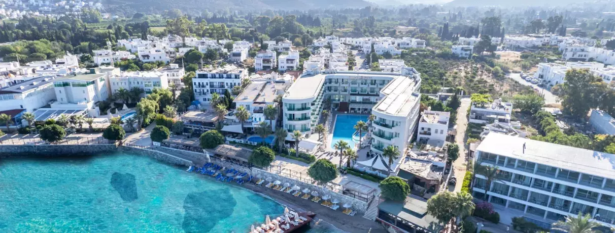 vue d'ensemble hôtel