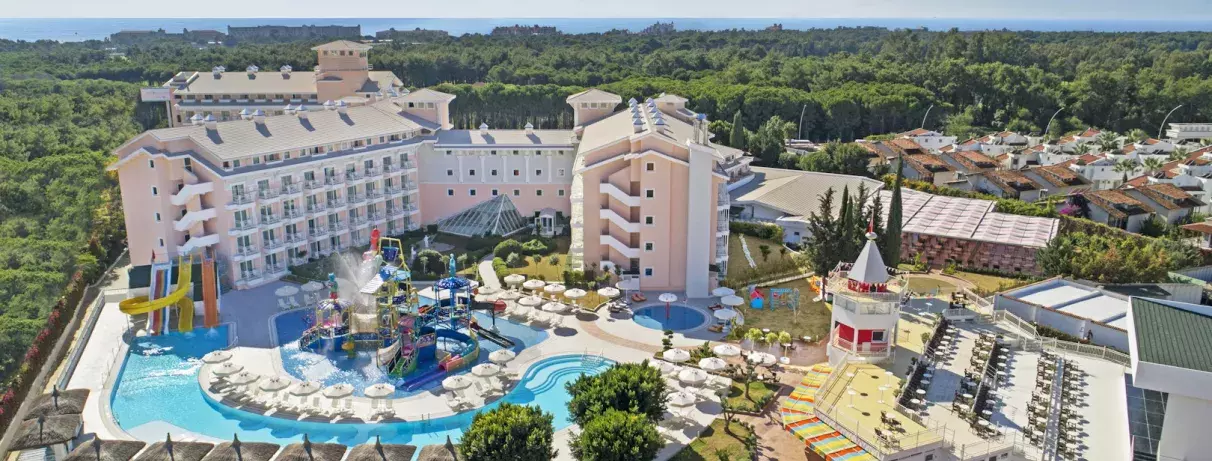 vue d'ensemble hôtel