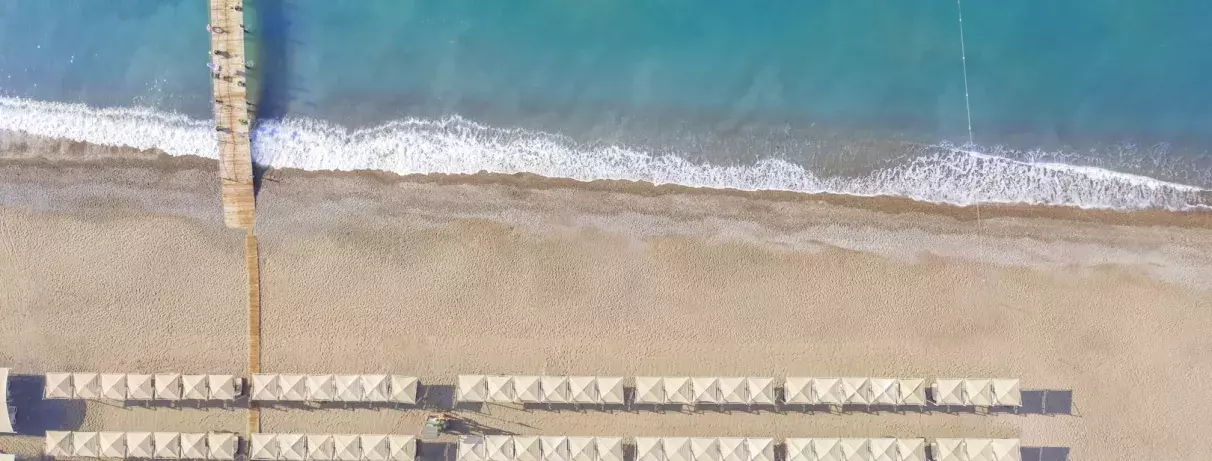 vue d'ensemble plage 