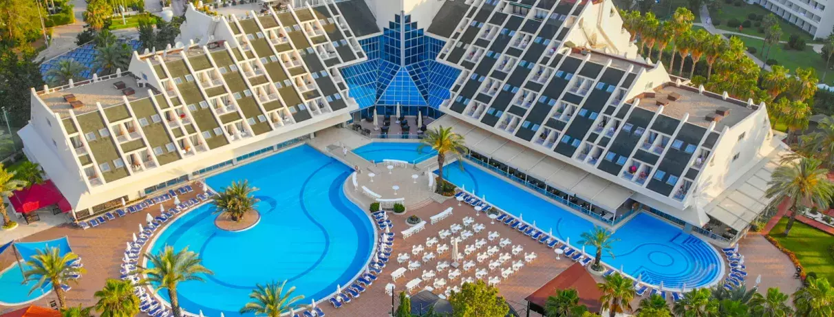 vue d'ensemble hôtel