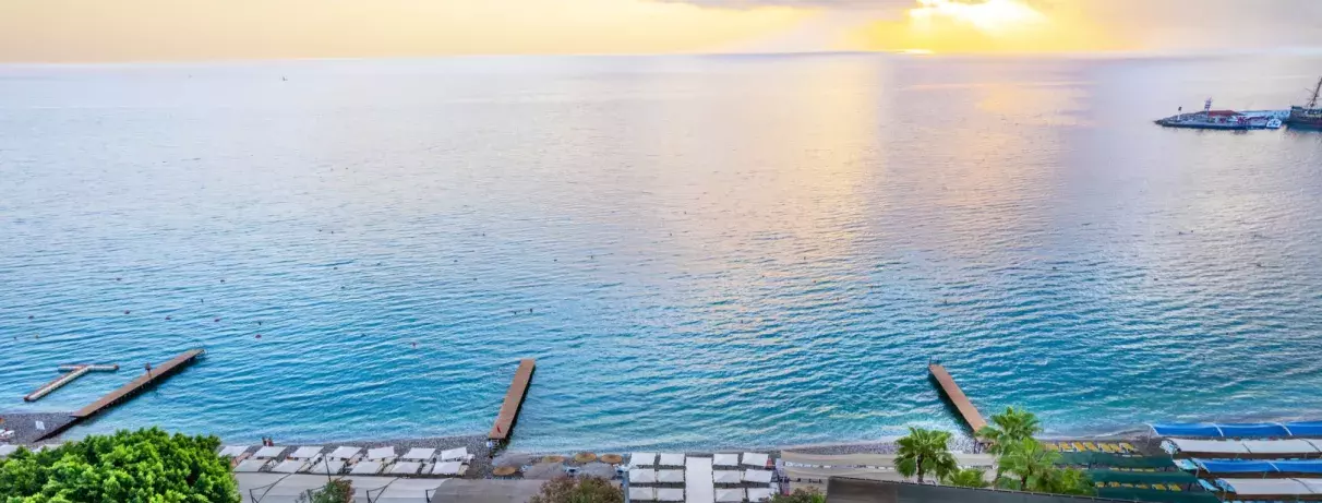 vue d'ensemble plage