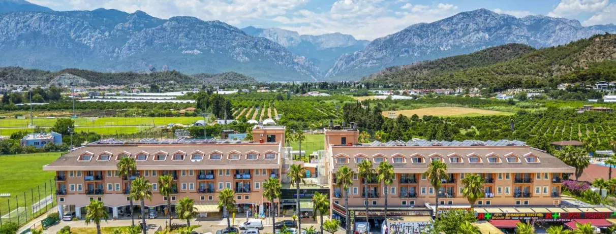 vue d'ensemble hôtel 