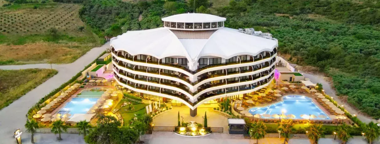 vue d'ensemble hôtel