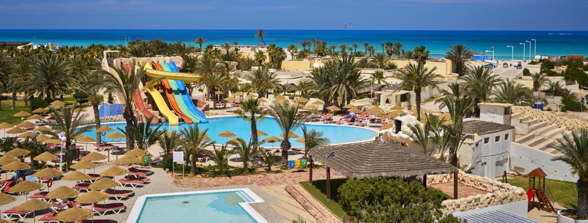 vue d'ensemble piscines toboggans