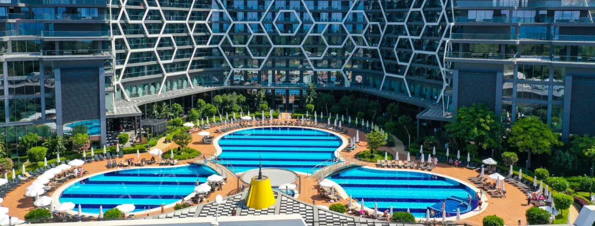 vue d'ensemble piscine 