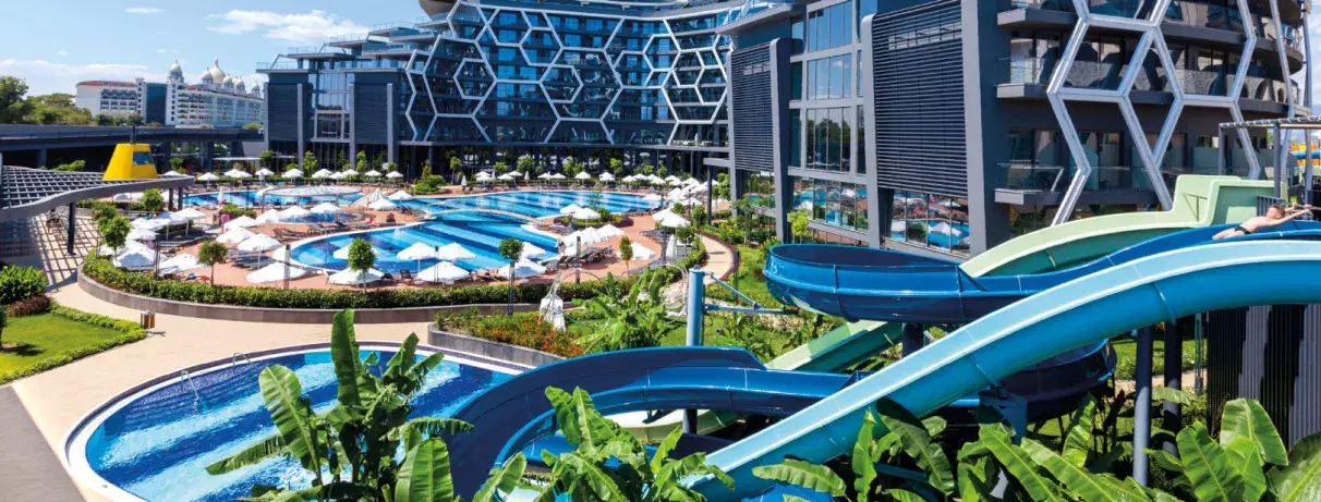 vue d'ensemble hôtel