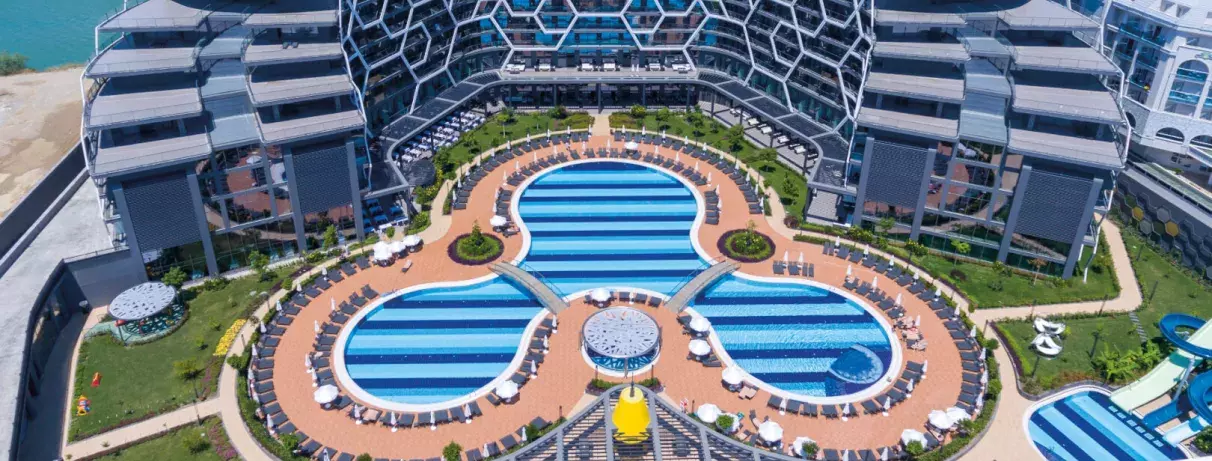 vue d'ensemble piscine 