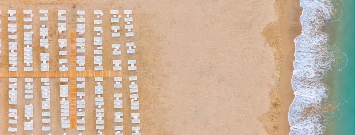 vue d'ensemble plage 