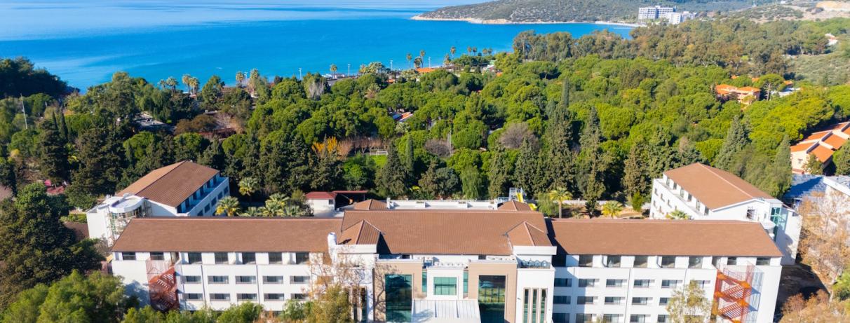 vue d'ensemble hôtel