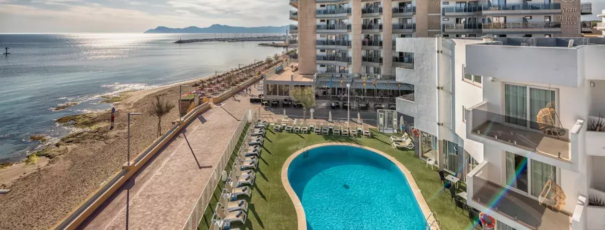 vue d'ensemble hôtel