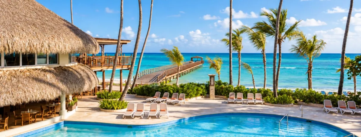 Piscine et plage 
