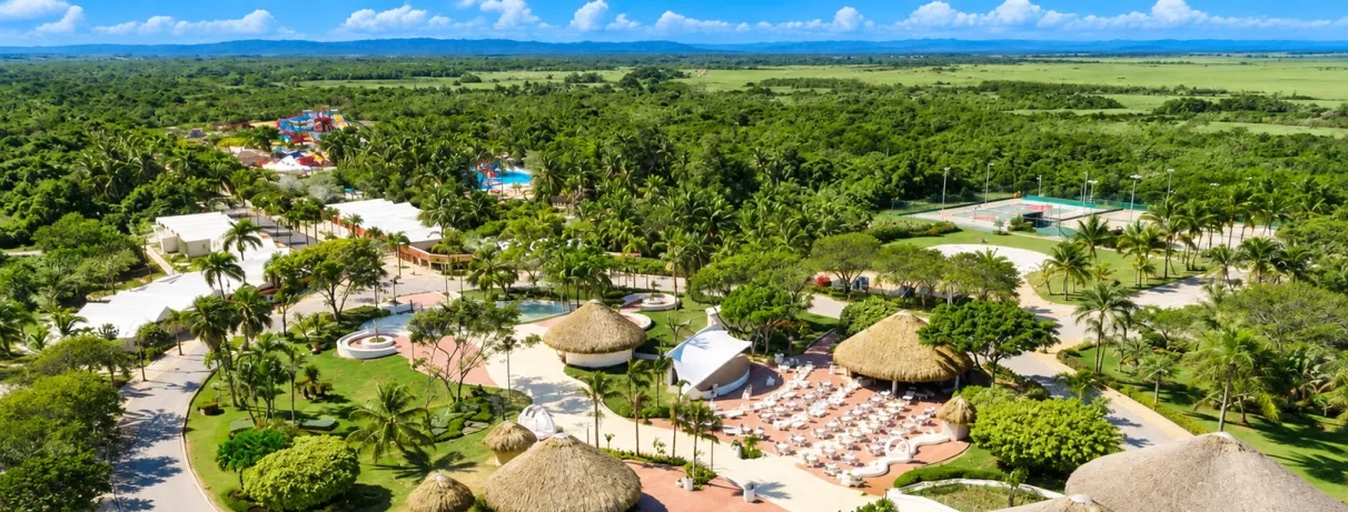 vue du ciel de l'hôtel