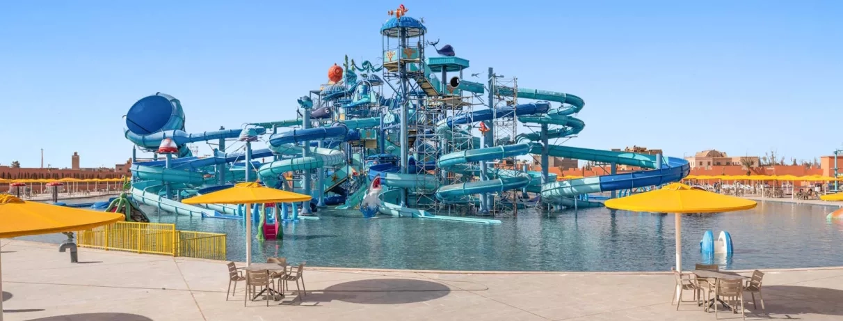 vue d'ensemble sur l'aquapark