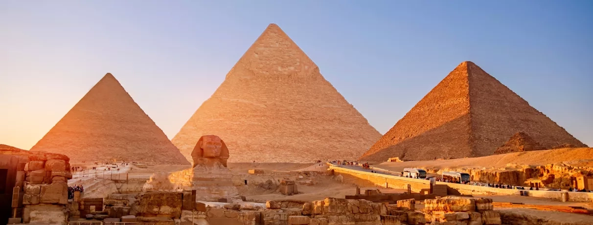 pyramides de gizeh et sphynx