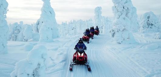 groupe sur motoneige