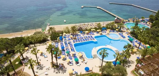 vue d'ensemble hôtel