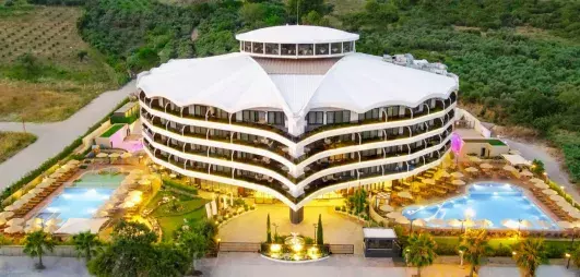 vue d'ensemble hôtel